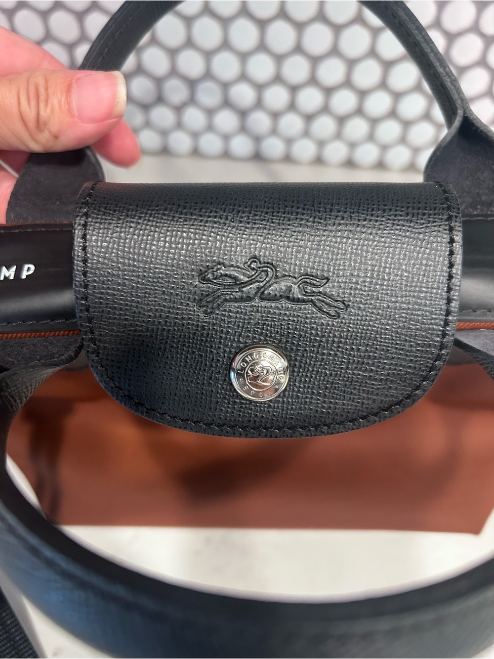 Authentic Longchamp Le Pliage Energy XS Crossbody Chocolate - Picture 5 of 12